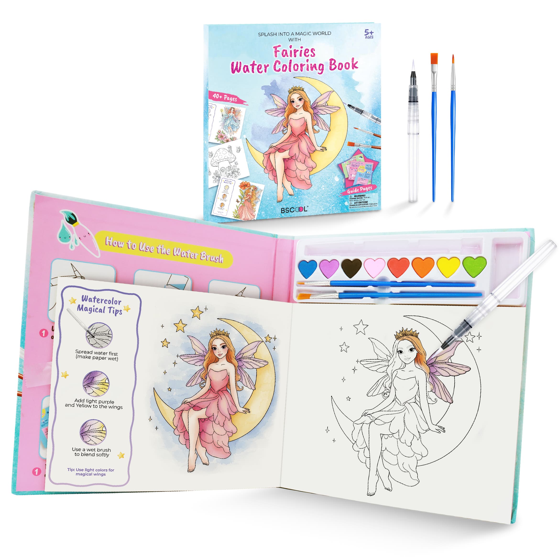 Fairies watercoloring