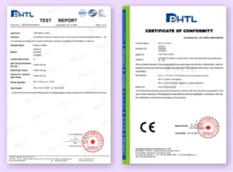 EN71 test report and certificate of conformity