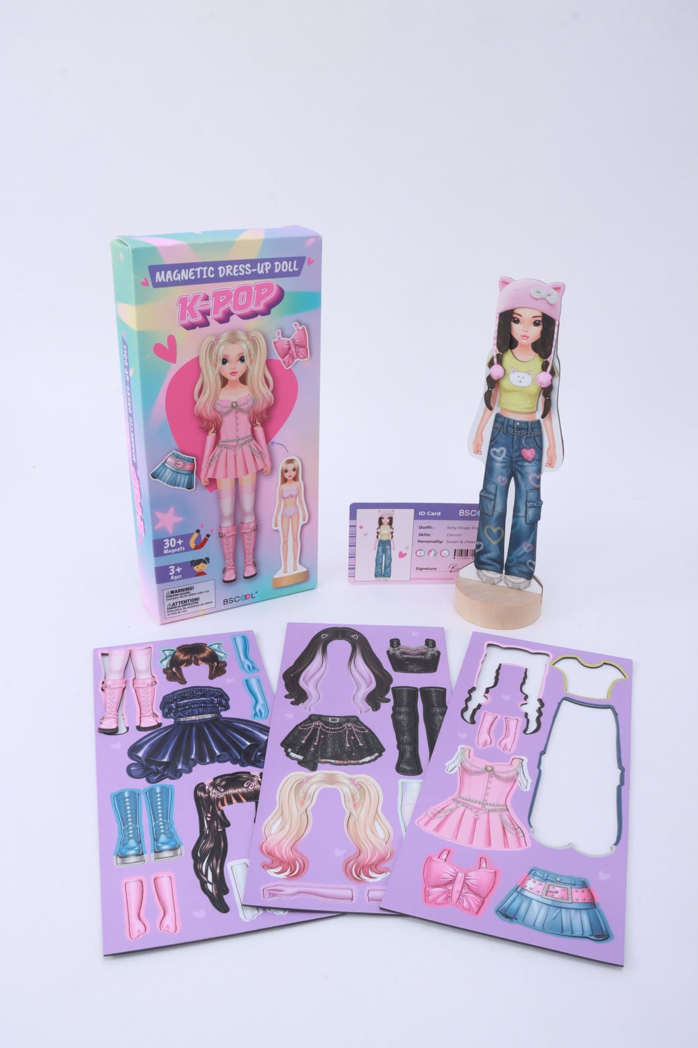 Magnetic dress up doll - Kpop